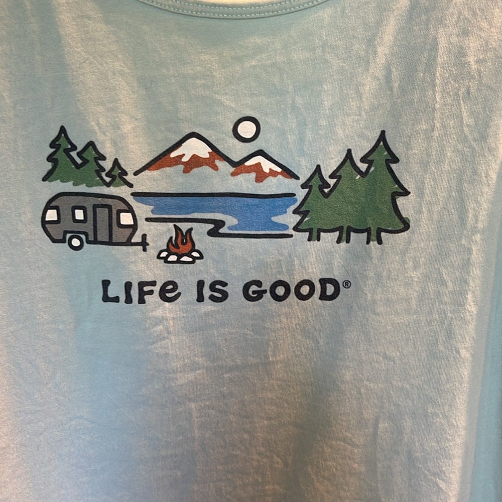 EUC Life is Good sleeveless top. Size large. - Picture 2 of 4